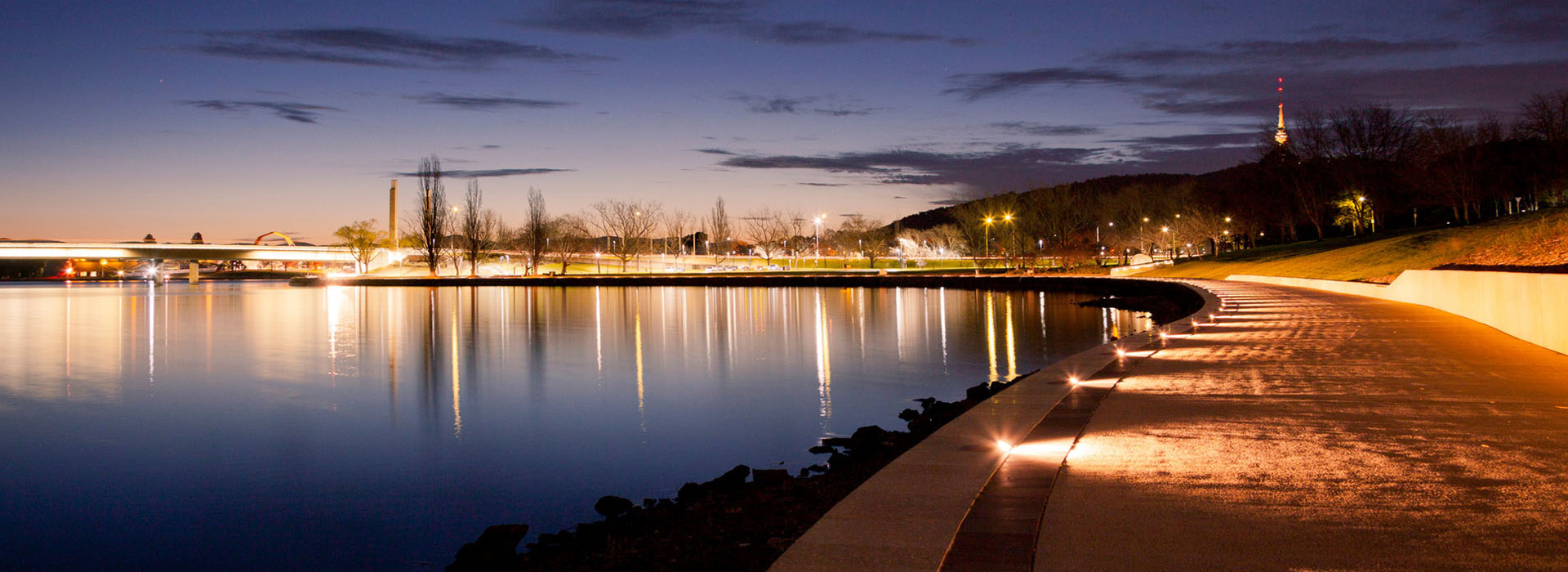 Canberra at night